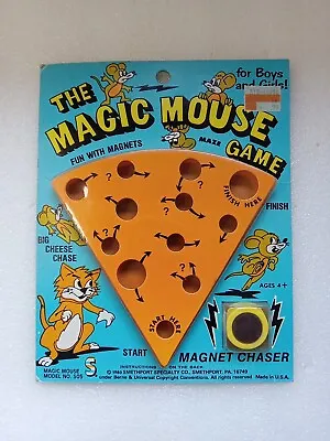 Vintage MAGIC MOUSE Magnetic Maze Game 1980 - Model No. 505 -  Brand New • $7.97