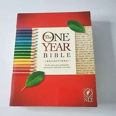 The One Year Bible Reflections Edition NLT (English) Paperback Book • $64.99