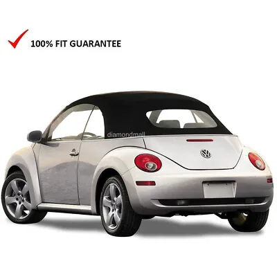 Fits VW Volkswagen Beetle Convertible Top Replacement 2003-10 Twill Cloth Canvas • $629.10