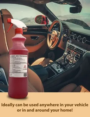 Super Strong Cherry Car Air Freshener Liquid Valeting Trigger • £7.90