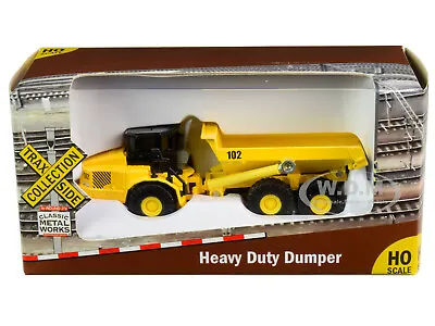 Heavy Duty Dumper Truck Yellow 1/87 Ho Diecast Model Classic Metal Works Tc101 B • $15.99