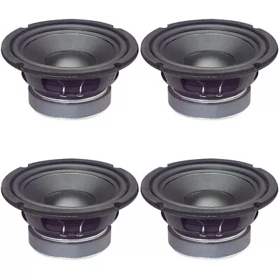 NEW (4) 6.5  Woofer Speakers.6-1/2 .8ohm.six Half Inch.polk Sda SRS 1.2 TL.LOT • $145