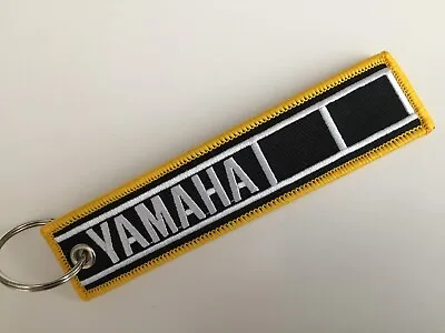 £6.75 • Buy Quality { Yamaha }  Embroidered Keyring  Fob Tag  Uk Seller.