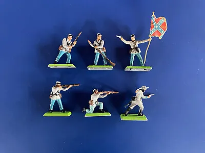 £19.99 • Buy Britains Deetail American Civil War (ACW) Set Of 6 Confederate Soldiers