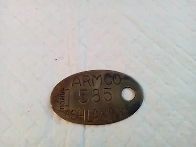 Vintage Armco Steel Ashland Ky Employee Id Badge • $40