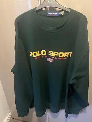 Polo Ralph Lauren  Green Sweatshirt Jumper Big Tall 2XLT • £40