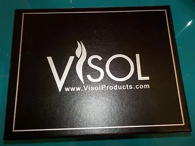 Visol Products Black Leather / Stainless Steel Flask Gift Set New • $19.99