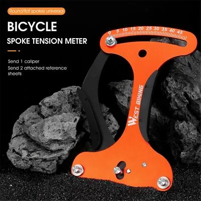 Bike Spoke Tension Meter Spokes Tensiometer Bicycle Wheel Checker Repair Tool • $20.80