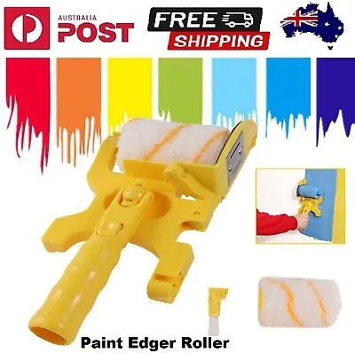 Multifunctional Clean-Cut Paint Edger Roller Brush Safe Tool For Wall Ceiling AU • $27.99