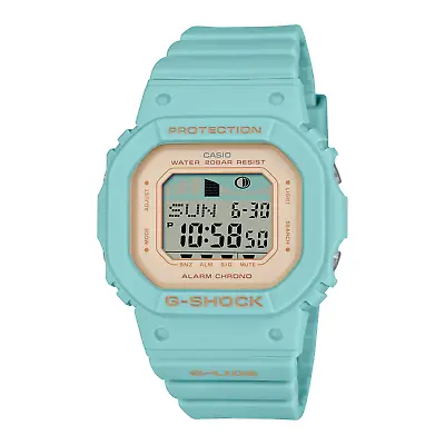 Casio G-Shock G-Lide Digital Aqua Blue Women's Watch GLXS5600-3 • $92
