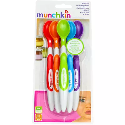 3 Pack Munchkin Soft-Tip Infant Spoons 6 Ct • $19.92