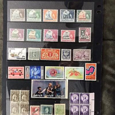 Seven MNH Worldwide Stamp Set Lot H-317 W/ Benefits • $3.50