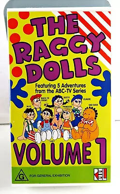 The Raggy Dolls Volume 1 ABC TV Series 1995  VHS Tape • $220