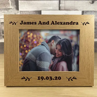 PERSONALISED Photo Frame For Couple Anniversary Christmas Gift For Him Her • £7.99