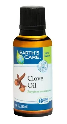 Earth's Care Pure Clove Essential Oil Steam-Distilled Bottled In USA 1 FL OZ • $8.99