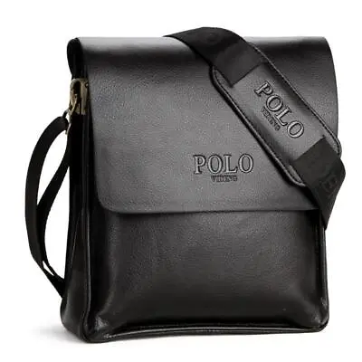 Hot Men's Messenger Bag Leather Polo S Crossbody Handbags Shoulder Travel Bags • $33.99