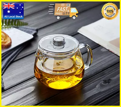 Penguin Style Glass Teapot With Glass Infuser Tea Maker 600ml 2nd Generation • $37.95