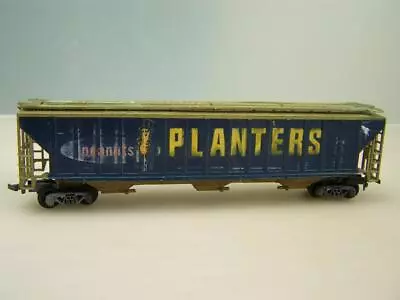 Tyco HO Gauge 50' Hopper Wagon Planters Dry Roasted Peanuts                 1H22 • $14.74