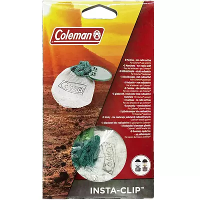 Coleman Genuine Insta-Clip Mantles 3 Pack - Fits 282285295 & Campingaz Stellia • £7.99