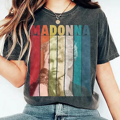 Madonna Queen Of Pop Retro Vintage Shirt For Fans Music T-Shirt Gift Men Women • $16.50