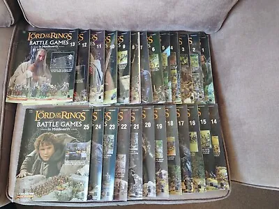 Lord Of The Rings Battle Games Magazines 1-25+ A Few Extra Books Games Workshop • £35