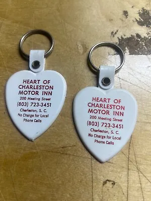 $15 • Buy Lot Of 2 Vintage Heart Of Charleston Motor Inn Charleston SC