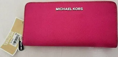 🌞michael Kors Hamilton Large Raspberry Pink Saffiano Tote Bag+/or Wallet🌺nwt! • $92.99