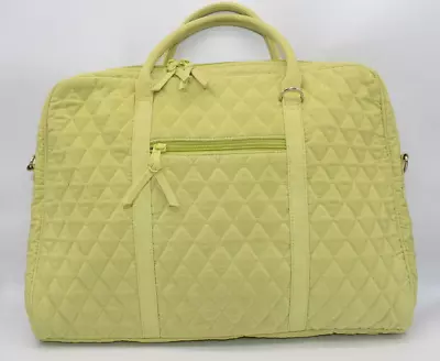 Vera Bradley Laptop Briefcase Bag In Microfiber Key Lime • $27.84