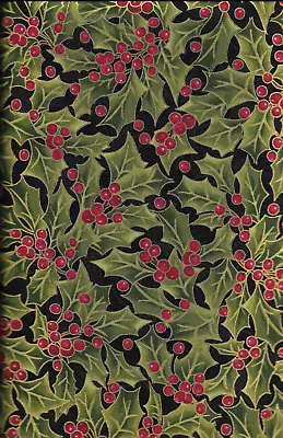 45  100% Cotton Christmas Fabric  Evergreen Bows  By Maywood  Studios • $8.29