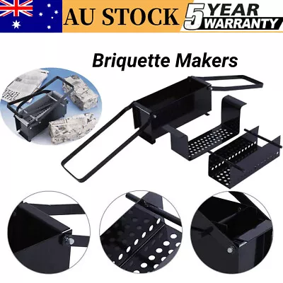 Paper Brick Block Maker Paper Briquette Log Maker For Fire Place BBQ Press News • $40.99