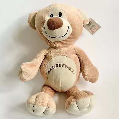 2006 Hershey Park Plush Souvenir Bear Brown Fiesta Brown 17” Tag Hersheypark PA • $12.79