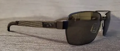New Tumi  Men's Zeiss ZR3 Polarized Sunglasses Carbon Fiber Thatcher Grey Rare • $128