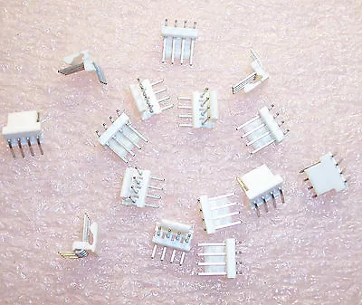 QTY (100) 4 POSITION R/A FRICTION LOCK HEADERS 3.96mm KK156 26-60-5040 MOLEX • $8.99