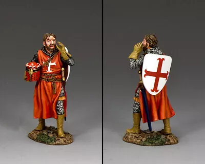 King & Country Medieval Knights & Saracens Mk194 Templar Knight Commander Mib • $50