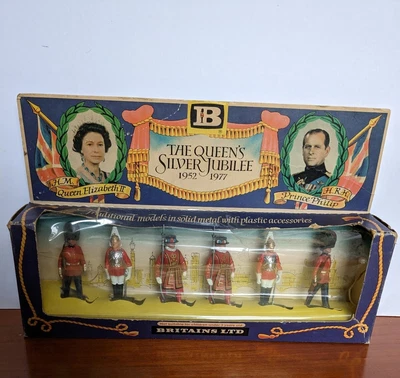 £9.99 • Buy Britain’s Ltd -  The Queen’s Silver Jubilee 1952 - 1977 Ceremonial Soldier Set