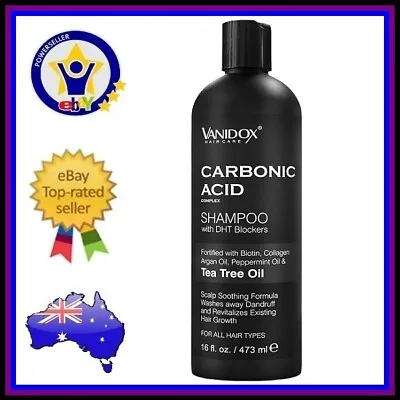 CARBONIC ACID DHT BLOCKER SHAMPOO 473ml Revitalise Hair Growth Reduce Dandruff • $69.95