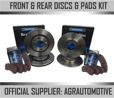 Oem Spec Front + Rear Discs And Pads For Audi A6 Quattro 2.8 1998-04 • £150.79