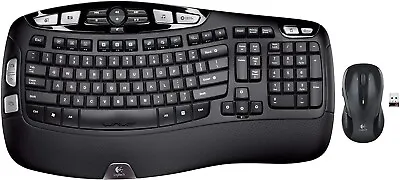 Logitech MK550 (920-002555) Wireless K350 Keyboard And M510 Mouse Combo - Black • $38.99