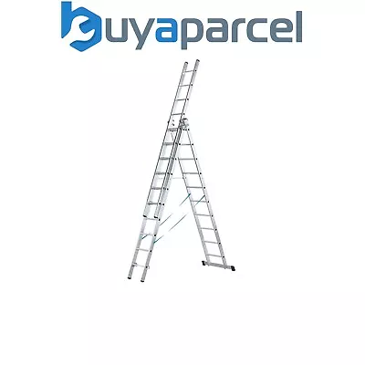 Zarges 41540 Skymaster Trade Combination Ladder 3-Part 3 X 10 Rungs ZAR41540 • £570.33