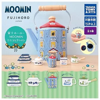 FUJIHORO Moomin Mini Collection Set Of 5 Complete Capsule Toy New From Japan • $39.13