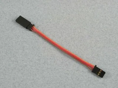 200mm JR Servo Extension Lead RX Plug Male To Female Orange Red Brown Wires • £2.49