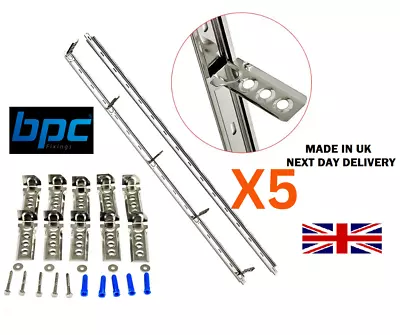 5X BPC Wall Starter Kits 2 X 1.2m Stainless Ties & Fixings Heavy Duty UK MADE • £39.99