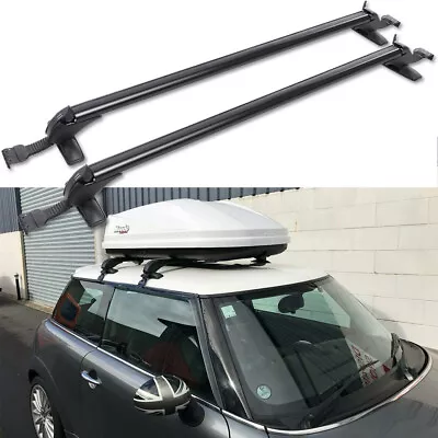 For Mini Cooper S R52 R53 2002-2008 Roof Rack Cross Bar Cargo Carrier 43.3  Lock • $135.99