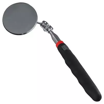 Stainless Steel Telescoping Inspection Mirror Black Inspection Tool  Mechanic • $13.27