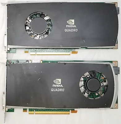 Lot Of 2 Nvidia Quadro Fx 3800 1gb Gddr3 Video Graphic Card • $40
