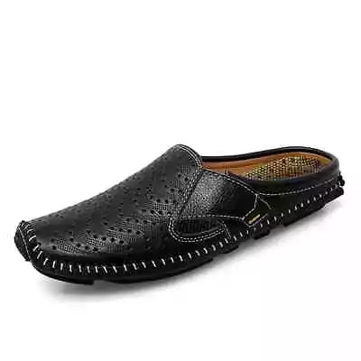 Men's Casual Shoes Slippers Summer Slip On Shoes Breathable Half Beach Sandals • $43