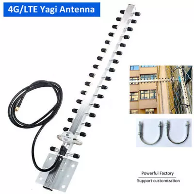 Outdoor Yagi Antenna SMA Male 25dBi 2400-2500MHz For Cell Phone Signal Booster • $16.85