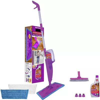 Rejuvenate Click N Clean Multi Surface Microfiber Spray Mop Kit Flooring Cleaner • $32.63