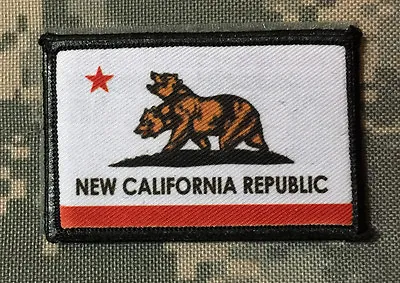 New California Republic Flag Morale Patch Tactical Brotherhood Of Steel Military • $8.49