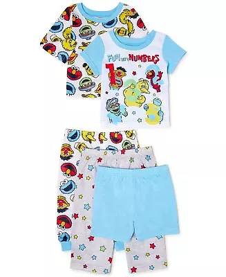 Sesame Street Toddler Boy's Character Fun With Numbers 5-Piece Pajama Set • $24.99